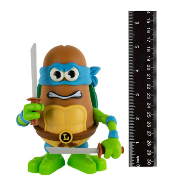 Poptaters Teenage Mutant Ninja Turtles - Includes 1 Character, Selected At Random, Leonardo (Blue) Or Donatello (Purple),12 Facial And Body Parts Including 1 Surprise Potato Head Piece!