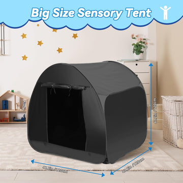 Sensory Tent For Kids 47.2 * 47.2 * 47.2 In - Portable Pop-Up Play Tent For Calming Down & Improving Focus - Ideal For Children