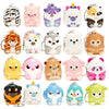 Funnysquee 20 Packs Animal Squishies Toys Keychains Set,Party Favors Mini Animals Stress Relief Slow Rising Squeeze Toys,Birthday Gift,Classroom Prizes,Goodie Bag For Kids(Random Style)