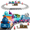 Lipneaed Train Set For Toddlers, Magnetic Train Toys For Toddlers 3+ Electric Train Set With Train Tracks Accessories Battery Op