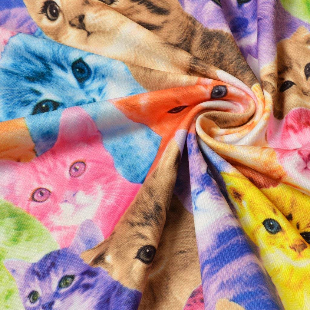 Cat Dresses For Girls & Doll 18 Inch Long Sleeve Fall Winter Kids Dresses 6 7