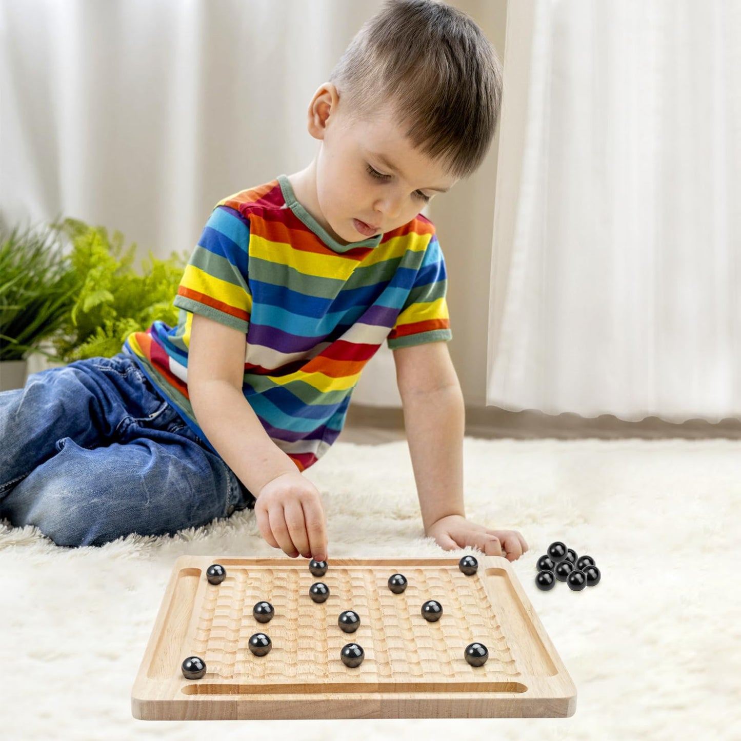 Magnet Game,Magnetic Chess Game,Table Top Magnetic Chess Fun Family Games For Kids And Adults,Magnetic Rocks Game Puzzle Toy Fam