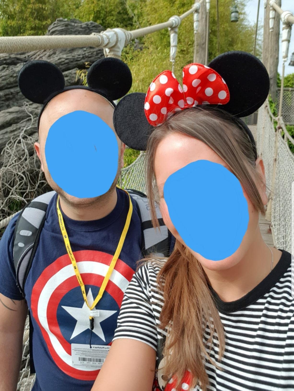 SPADORIVE 20 Pcs Red Bow Party Favor Ears Headband for Boy Girl Birthday Party Celebration, Black Red Bow