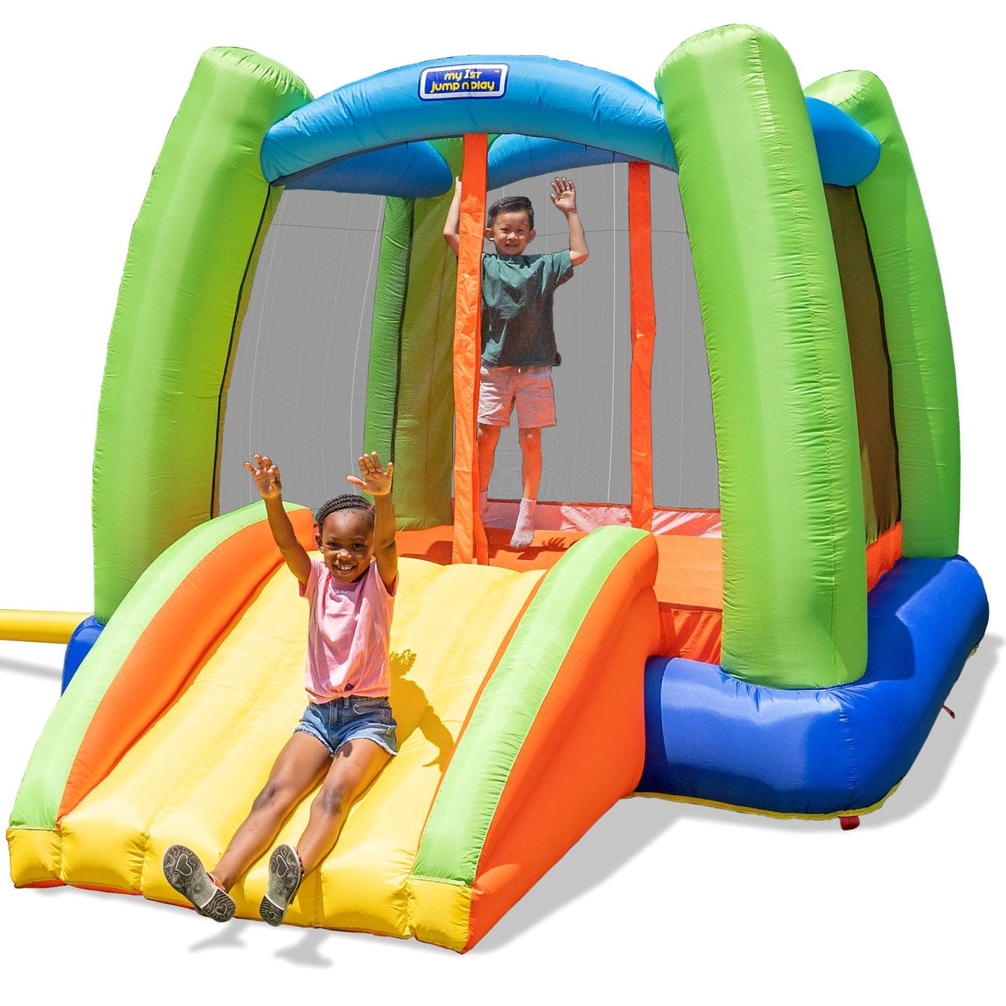 Sportspower My First Jump N' Play Bounce House With Slide With Blower