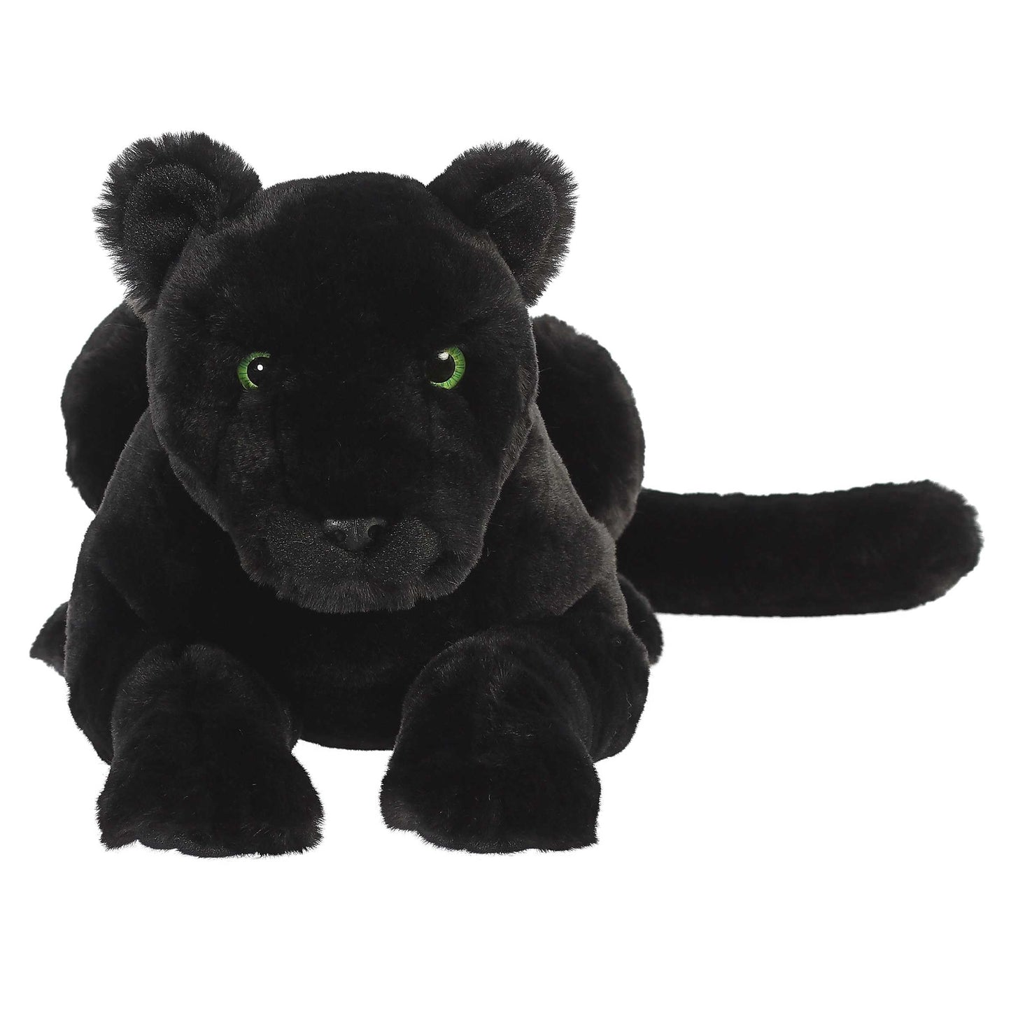 Aurora Exquisite Luxe Boutique Raven Panther Stuffed Animal - Luxurious Elegance - Sensory Delight - Black 20 Inches