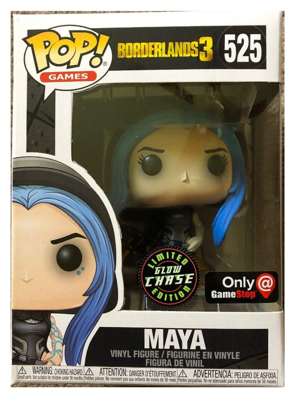 Funko Pop! Borderlands 3 Maya Glow in The Dark Chase Vinyl Figure - Gamestop Exclusive, Multicolor