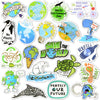 Earth Stickers Environmental Stickers Pack Waterproof Laptop Stickers For Kids Environmentalist(50 Pcs)
