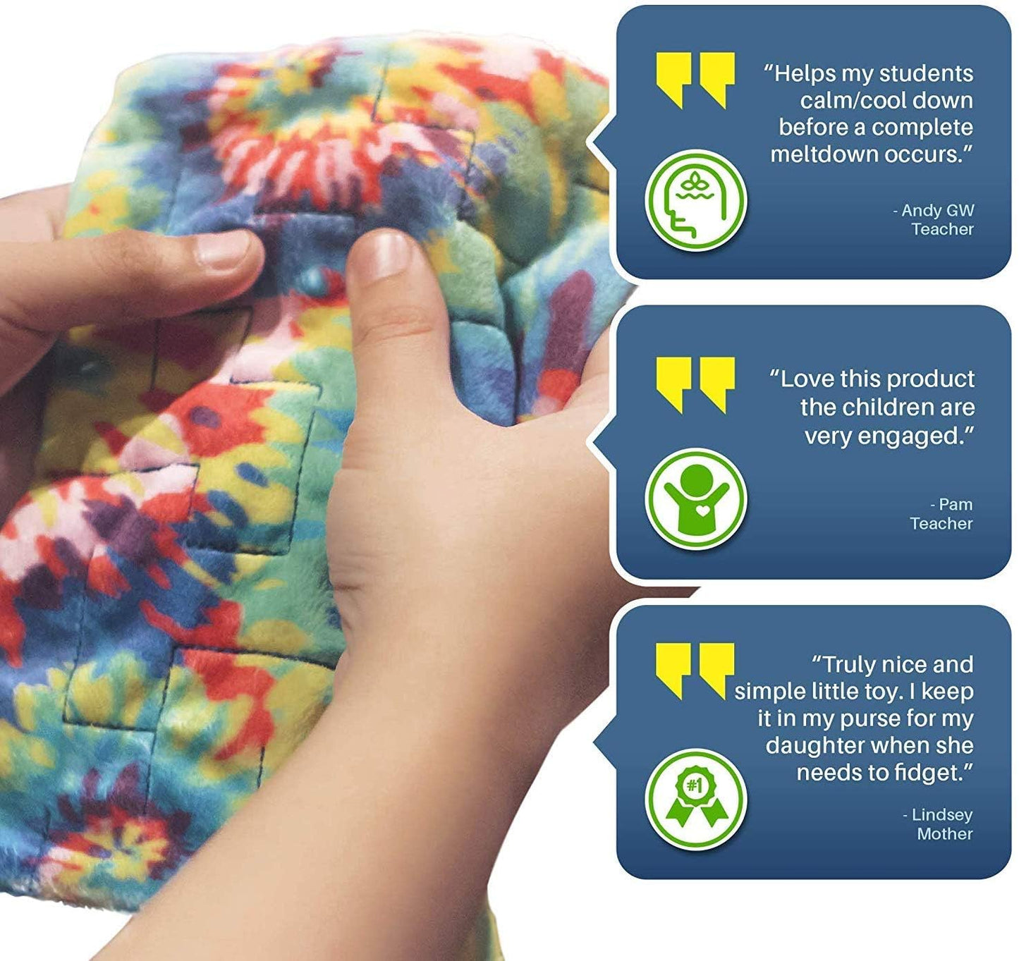 LakiKid Fidget Marble Maze Mat - Marble Fidget Toy & Tactile Sensory Items for Classroom, Sensory Mat for Learning & Focus Toys
