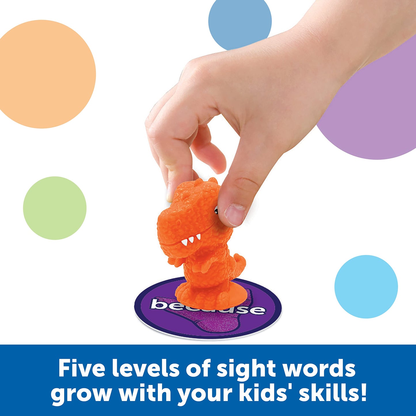 Sight Word Stomp!, Educational Indoor Games, Preschool Alphabet ,Toddler Brain Toys, Toddler Preschool Learning, 114 Pieces, Age
