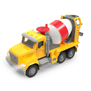Driven by Battat - Toy Cement Mixer with Remote Control - Toy Construction Vehicle for Kids - Lights and Sounds - Movable Parts