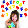 BabyBibi Foam Bath Letters & Numbers - 36 PCS Non-Toxic Educational Toys, Multi-color, BPA Free for Toddlers & Babies