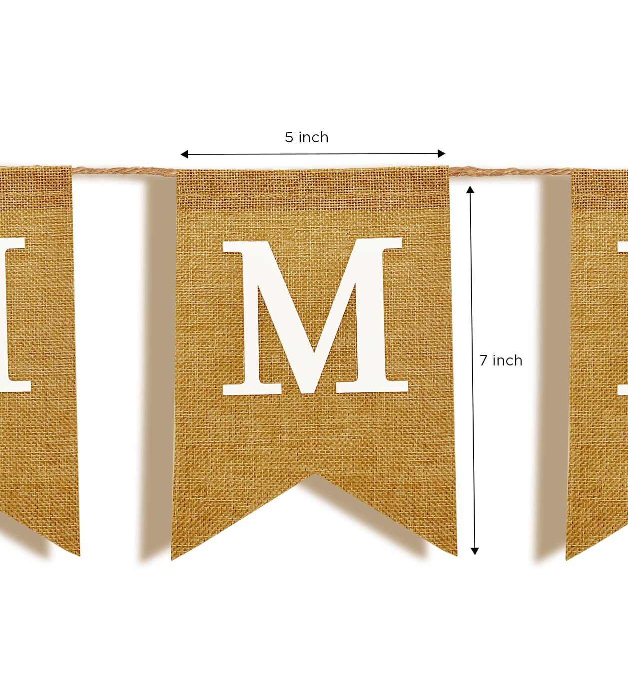 Custom Personalized Banner, Made To Order, Your Text Here, Unique Customizable Durable Faux Burlap Banner, Decorations For Birth