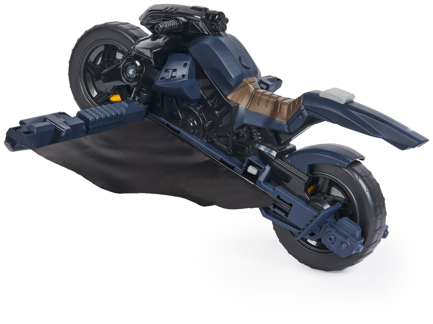 DC Comics Batman Batcycle 2-in-1 Transforming Toy, Figure Compatible, Plastic, Model 6067956, Ideal for Kids 4+