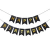 Happy Birthday Banner With Shiny Letters Glitter Happy Birthday Banner Shiny Birthday Hanging Signs Birthday Party Supplies (Bla