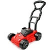 Toy Choi's Kids Lawn Mower - Red Plastic Outdoor Push Toy, Model T1810, Preschool Gardening Tool for Boys & Girls