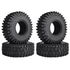HobbyPark 1.0 Tires SCX24 Tires Soft Rubber for 1/18 TRX4M Axial SCX24 Gladiator Bronco C10 JLU Deadbolt B17 Betty 1/18 1/24 RC