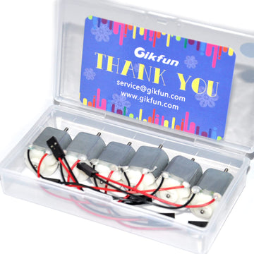 Gikfun 1V-6V DC Hobby Motor Type 130 Micro Motor DC Motor for Arduino (Pack of 6PCS) EK1894