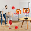 2 in 1 Mini Tabletop Basketball Hoop Indoor Desktop Basketball Hoop Set with Clips and Suction Cup with Two Balls Portable Mini Hoops for Desk Table Office Bedroom Basketball Toys for Kids and mature-themed