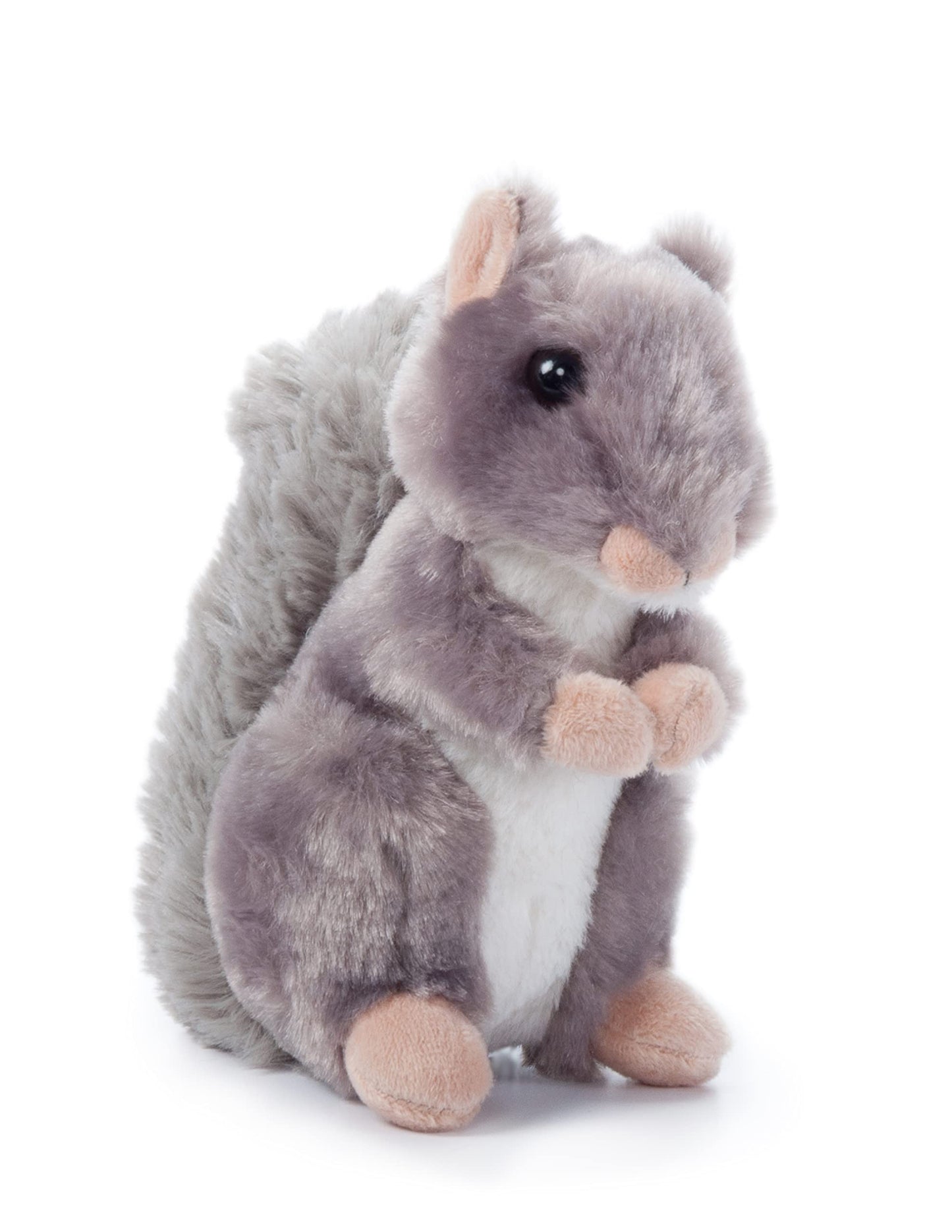 The Petting Zoo Squirrel Plush Toy, 6" Brown Stuffed Animal, Recycled Materials, Model 421019, Gifts for Kids