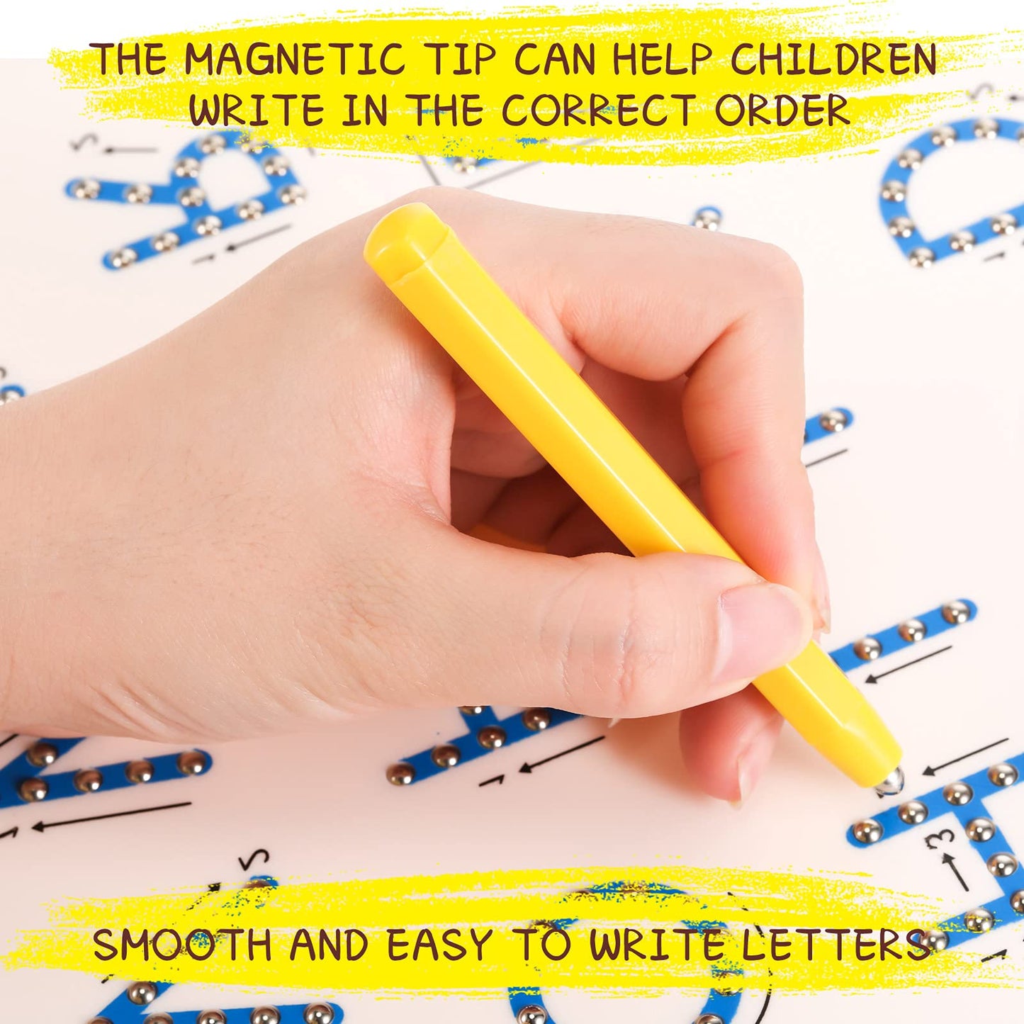 3 Pieces Replacement Stylus Magnetic Drawing Pen Magnet Replacement Pens For Play Magnapad Magnetic Drawing Board Writing Tablet A To Z And Numbers 0-9