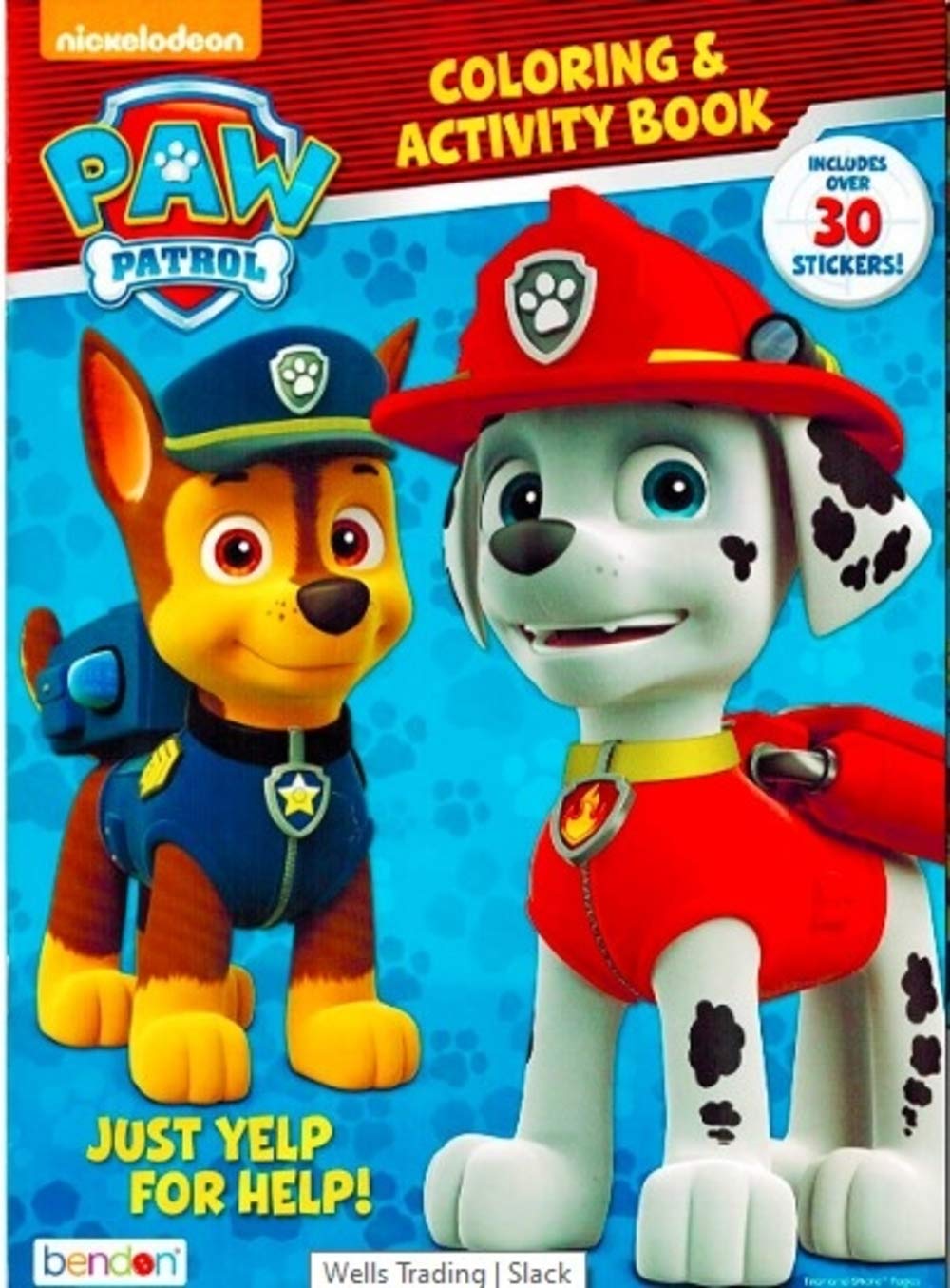 Paw Patrol Coloring Set - Bundle of Pup Activity Book with Stickers Featuring Chase, Marshall, Skye, Rubble, Rocky and Zuma | Pa