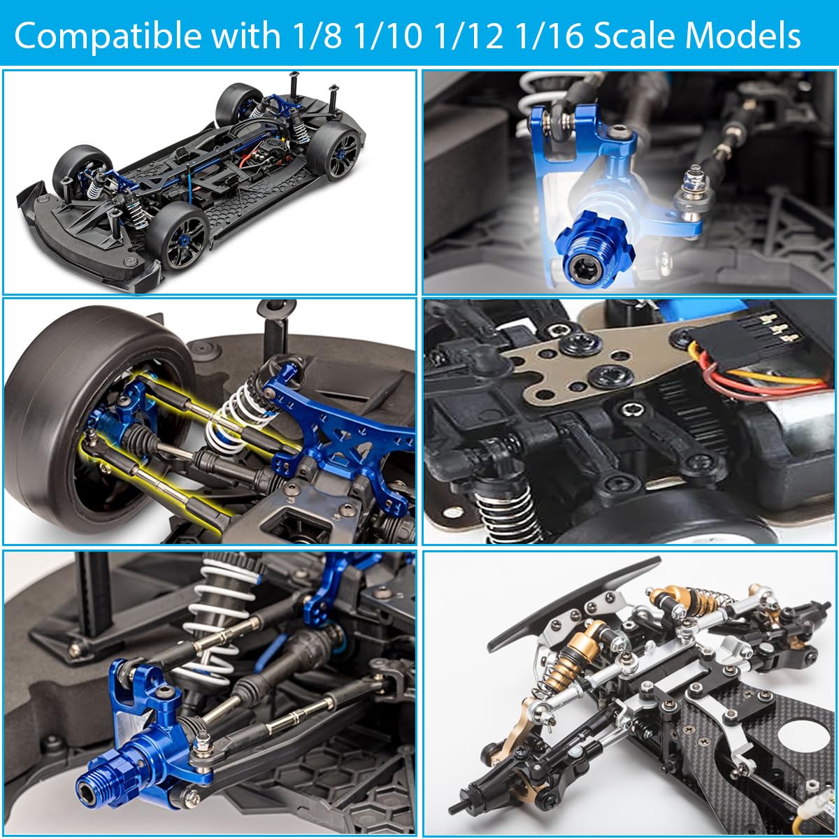 RC Car Repair Work Stand, 1100pcs RC Screw Kit and RC Screwdrivers Repair Set for Traxxas Axial Redcat Arrma HPI HSP SCX10 RC4WD