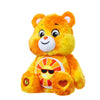 Basic Fun Care Bears Remake 2025 |14'' Medium Plush| Color Splash Limited Edition, Includes Slap Bracelet (Funshine Bear)