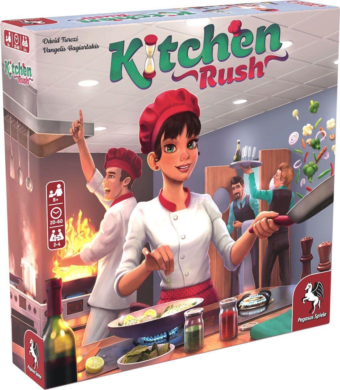 Pegasus Spiele Pes51223E Kitchen Rush Revised Edition Board Game