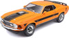 Maisto - 1/18 Scale Model Compatible With Ford Compatible With Mustang Mach-1 1970 Die-Cast Sports Car Scale Model (Orange) mature-themed