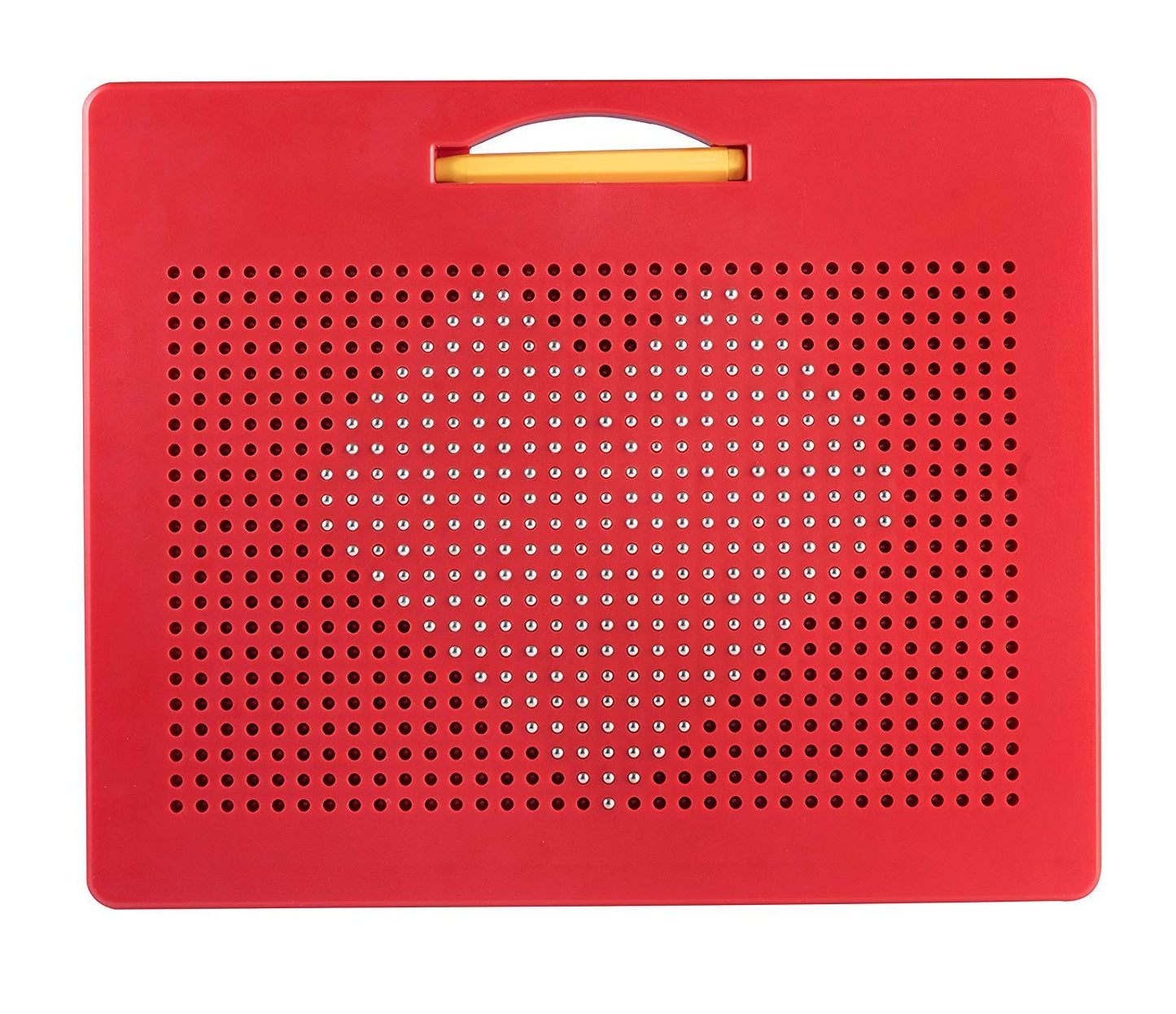 Playmags Magnetic Drawing Board, Large Writing Tablet for Kids & Toddlers, Magnet Beads w/Drawing Stylus, (12 x 10) - STEM Educa