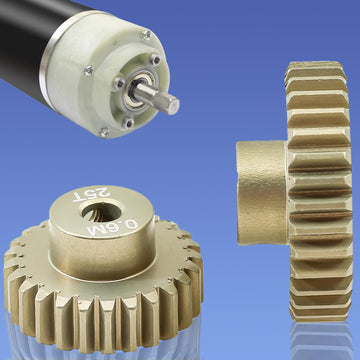 M0.6 Pinion Gear Set 3.175Mm 23T 24T 25T 26T 27T 5Pcs 7075 Aluminum Alloy Metal Pinion Motor Gear For 1/10 Rc Car Brushed Brushl