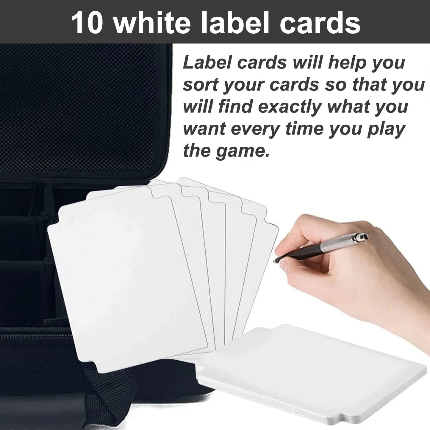 Lumus&Solem Extra Large Game Card Case for 2300-2500+ Cards, Suitable for The Expansion of C.A.H Game Cards and All Other Card G