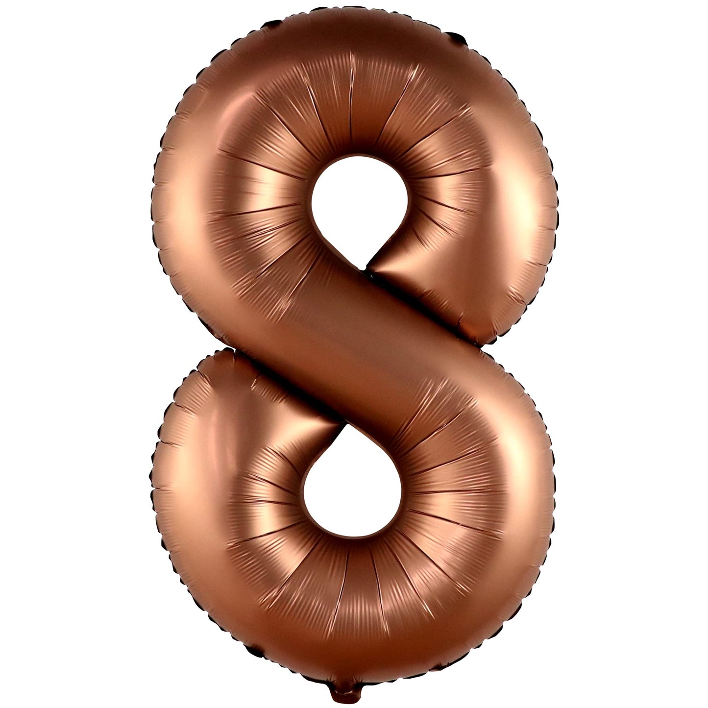 Giant, Coffee Brown 8 Balloon Number - 40 Inch, Brown 8 Birthday Balloon | 8Th Birthday Decorations For Boy, Girls | Safari Theme Party Decorations | 8 Year Old Balloon For 8Th Birthday Party Supplies