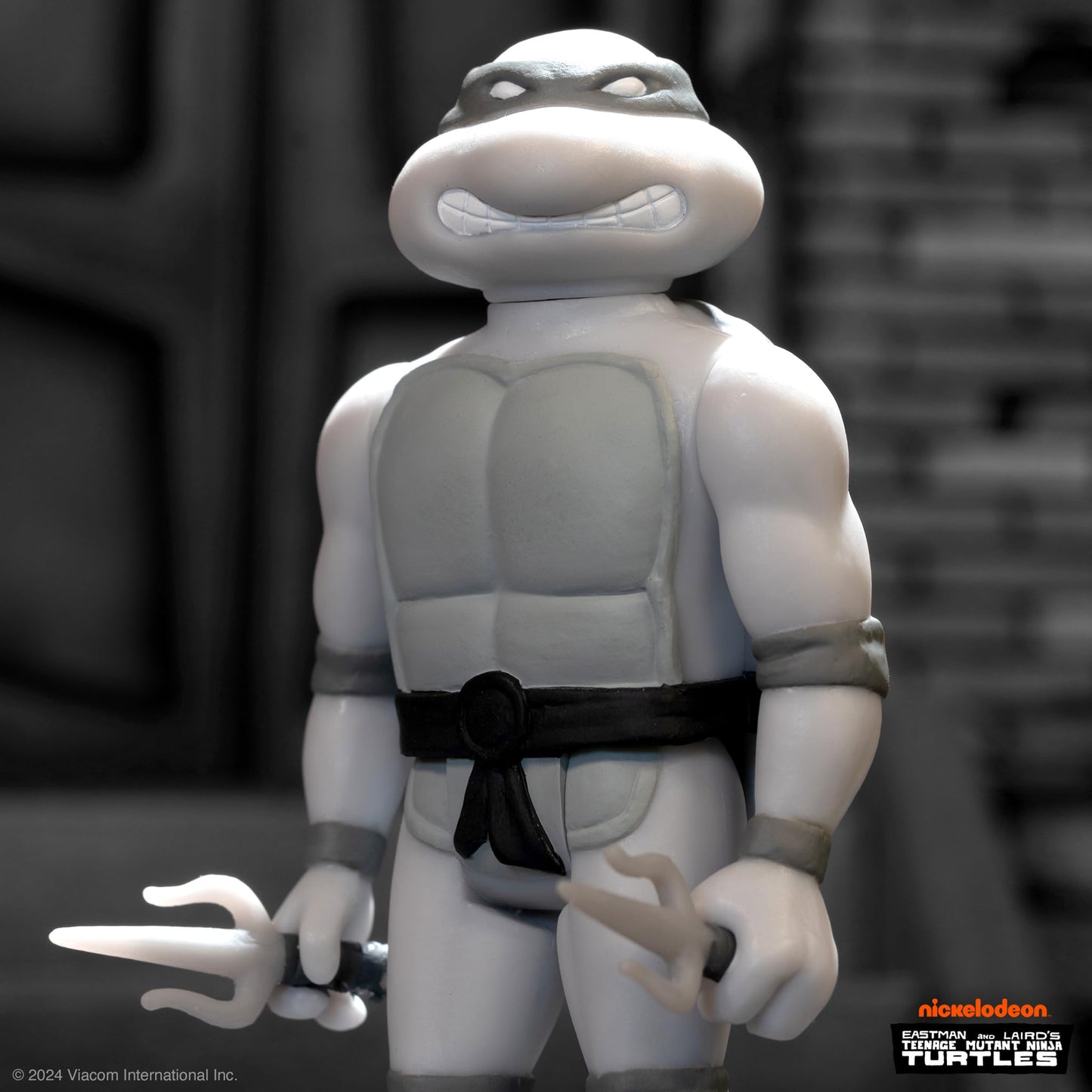 Super7 Teenage Mutant Ninja Turtles Raphael (Comic Grayscale) - 3.75' Tmnt Action Figure With Accessories Classic Cartoon Collectibles