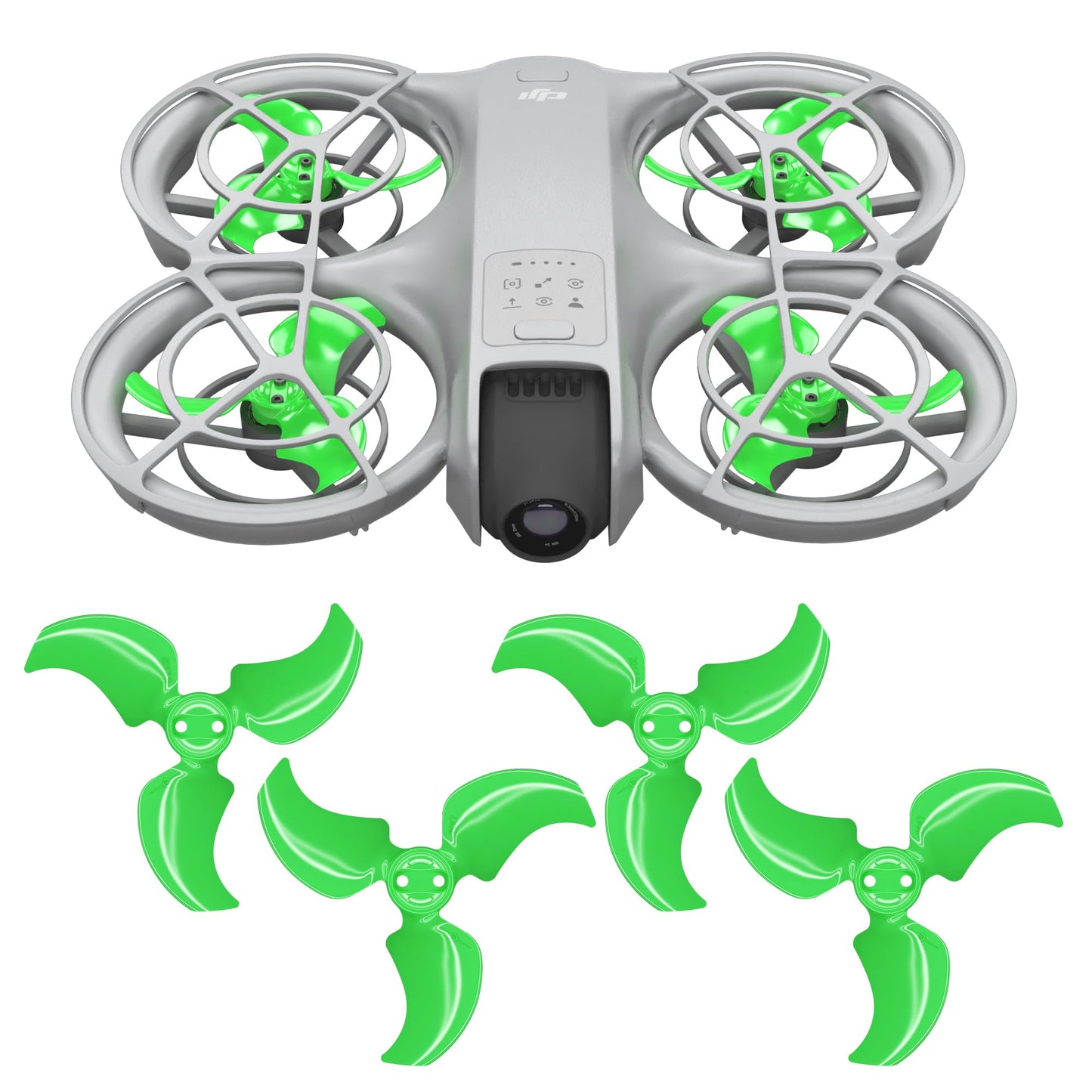 Master Airscrew Stealth Propellers for DJI Neo - Green, 4 Pack, High Performance Drone Accessories