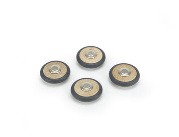 4 Pack Tegu Magnetic Wooden Wheels
