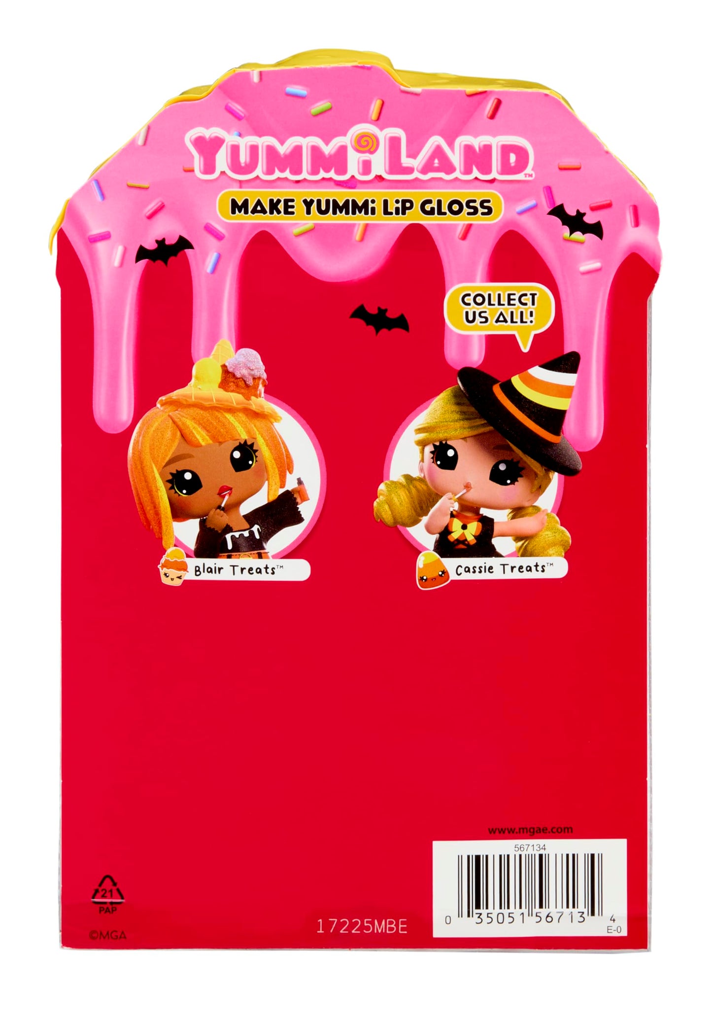 Yummiland x Halloween Lip Gloss Doll - Blair Treats Includes DIY Lip Gloss + Keychain, Cosmetic Play, Seasonal Halloween Collect