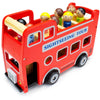 Imagination Generation Wooden Wheels Natural Beechwood Chunky Cars And Vehicles For Children +12 Months | Double Decker Bus