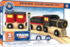 Masterpieces Wood Train Sets - Lionel Original Steam Engine 3 Piece Train Set - Officially Licensed Toddler & Kids Toy