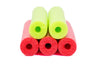 Pool Noodles, Fix Find 5 Pack Of 52 Inch Hollow Foam Pool Swim Noodles, Bright Red & Lime Green Foam Noodles For Swimming, Float