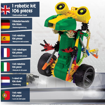 Science4You Robotics Rexbot - Robot Building Toy For Kids Age 8-14, Kit With 106 Pieces To Build Your Own Robot And Make It Move