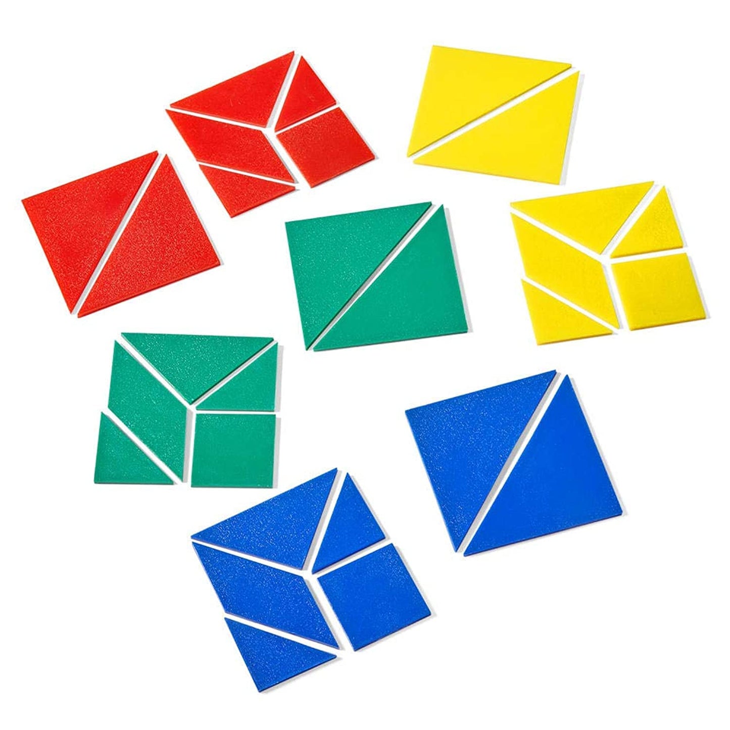 Eta Hand2Mind Small Plastic Tangrams, Set Of 4