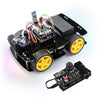 Freenove 4Wd Car Kit With Remote (Compatible With Arduino Ide), Line Tracking, Obstacle Avoidance, Ultrasonic Sensor, Wireless C