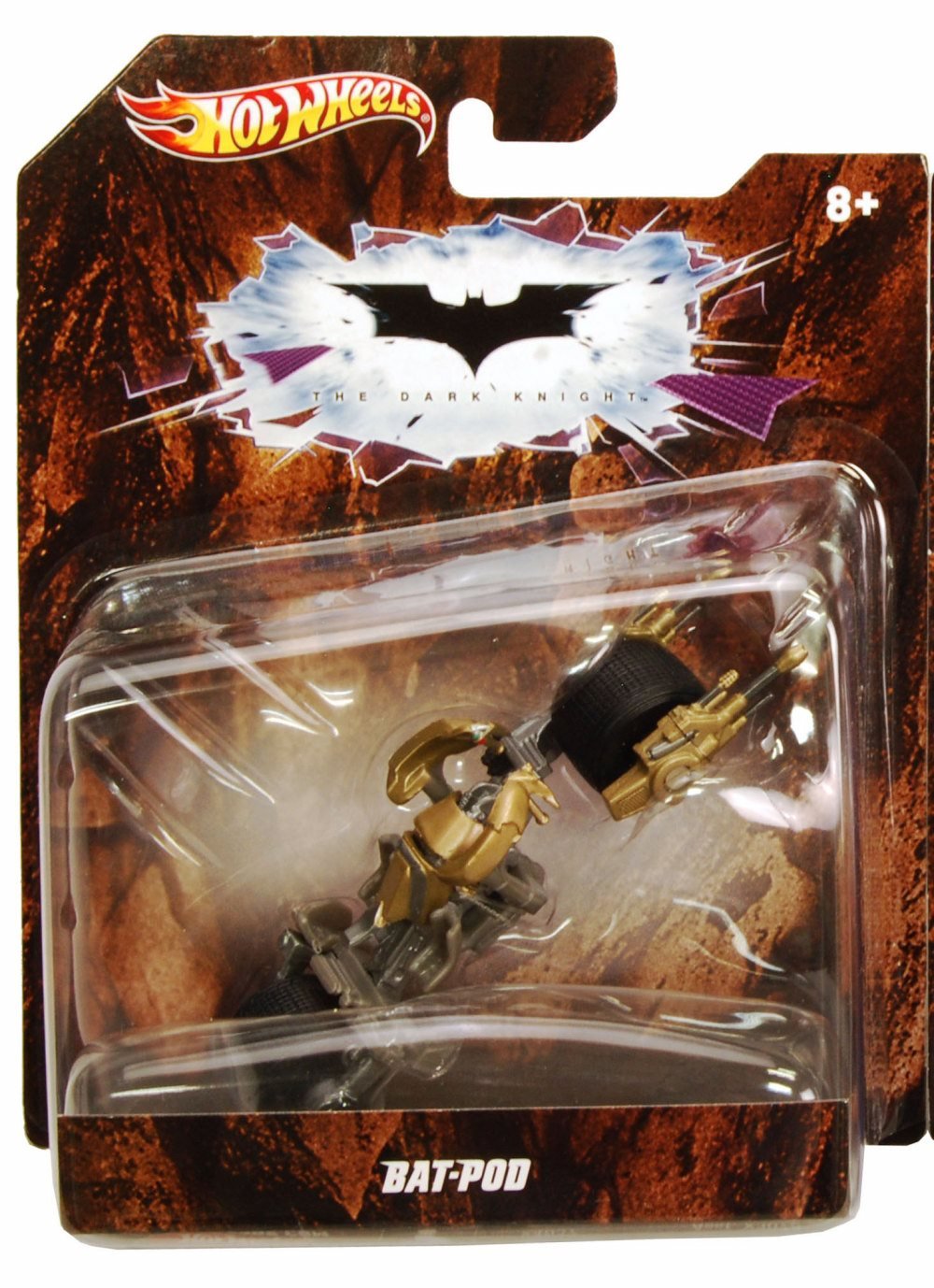 Hot Wheels The Dark Knight Bat-Pod 1:50 Scale Die Cast Vehicle