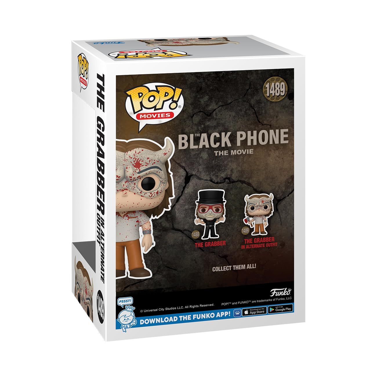 Funko Pop! Movies: Black Phone - The Grabber - Bloody - Collectable Vinyl Figure - Gift Idea - Official Merchandise - For Kids & Adults - Horror Fans - Model Figure For Collectors And Display