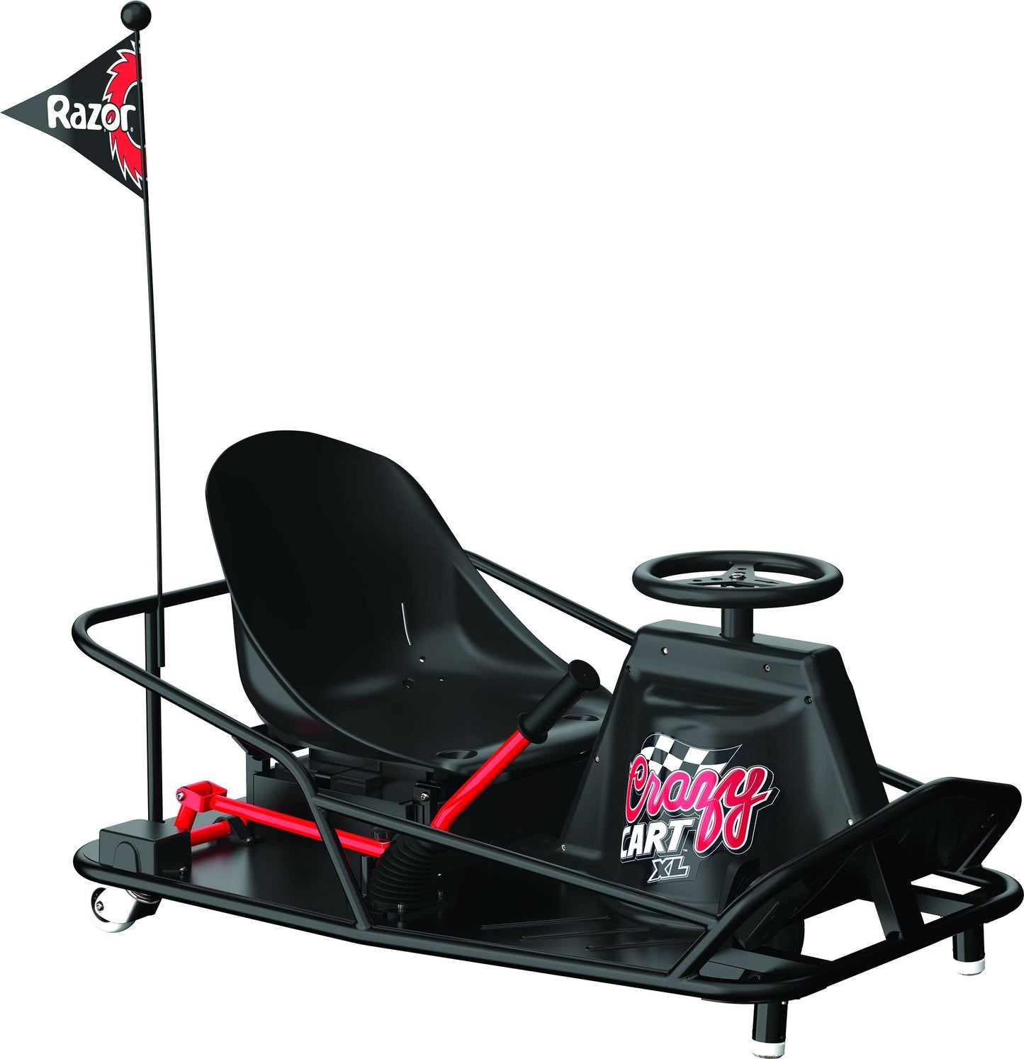 Razor Crazy Cart Xl Electric Scooter, Black, One Size