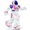Ruko 6088 Dancing Robot For Girls With App Control, Remote Control, Gesture Sensing Control, Interactive Led Emoji, Qa Games Rec