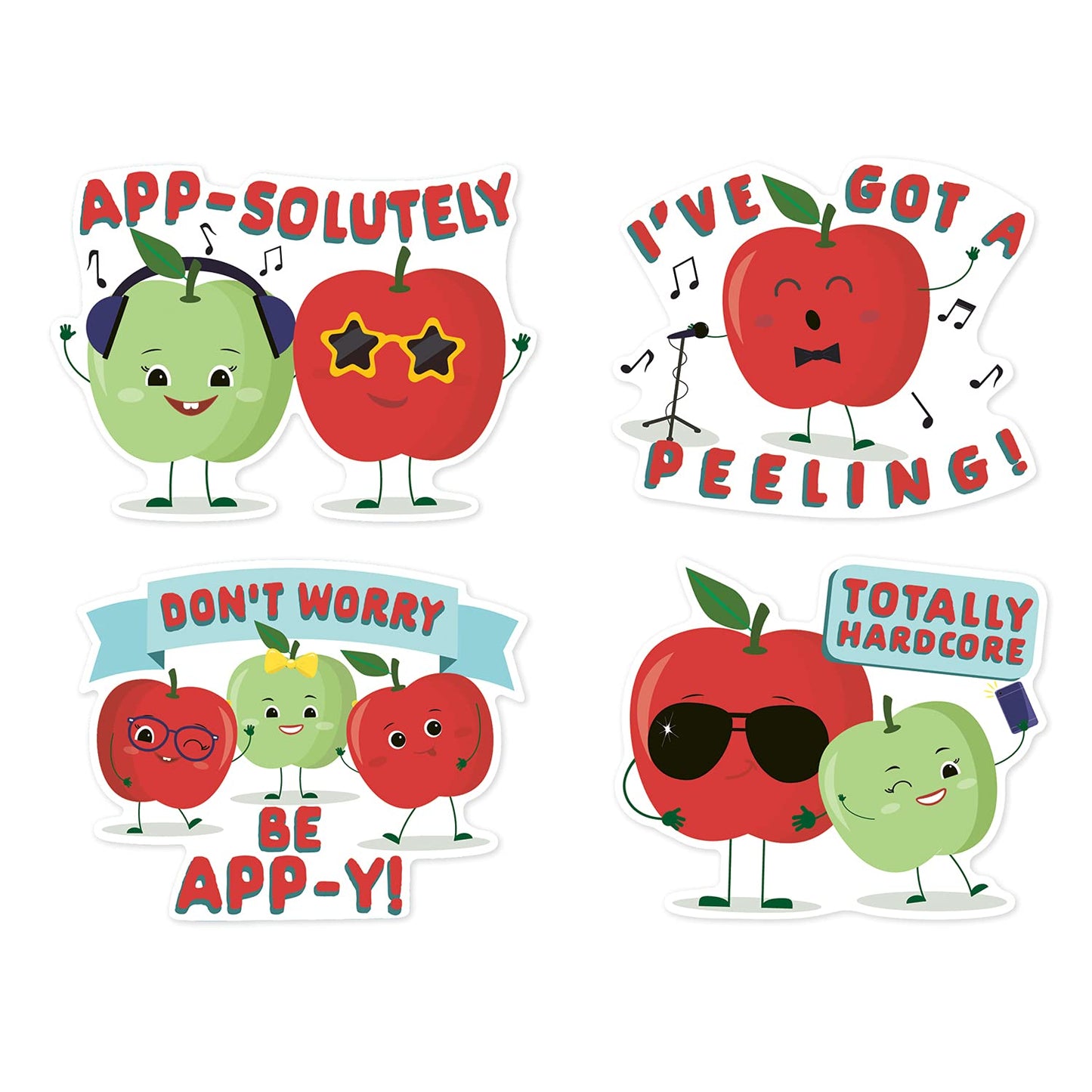 APPLE STICKERS JUMBO SCENTED