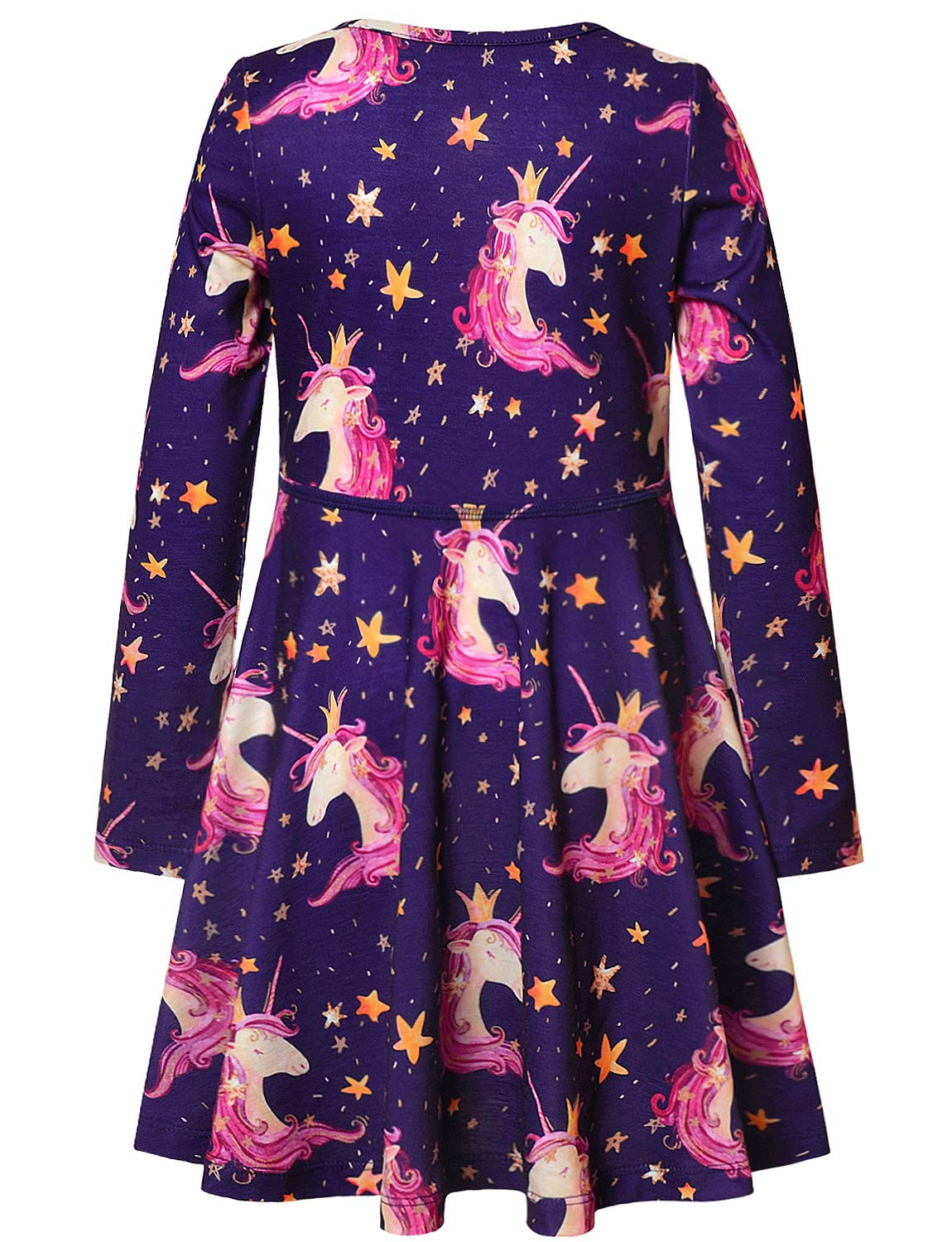Matching Doll & Girls Dresses Kid Toddler Unicorn Cloth Fit American Girl Doll 10-11 Years