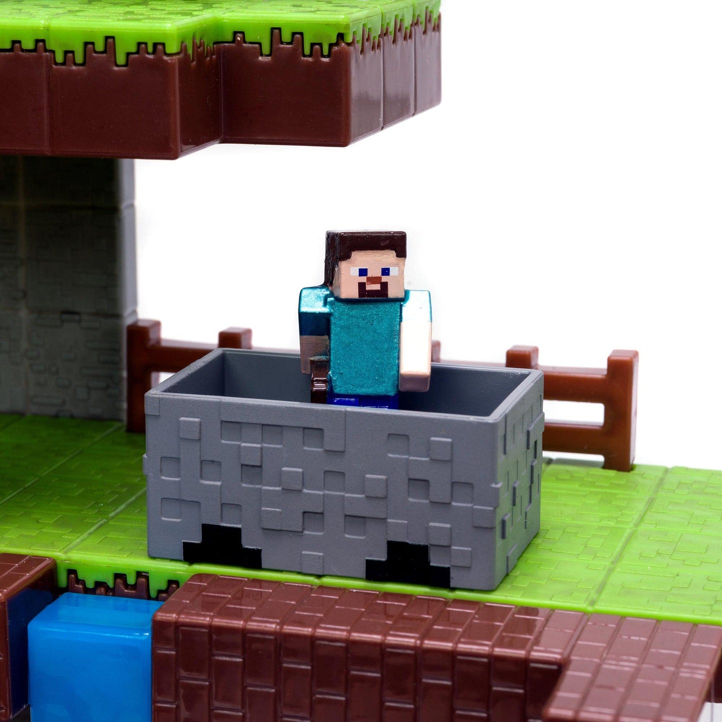 Jada Toys Minecraft Mundo Set with 10 Nanofigures, Multicolor, Small, Model 253265006, Plastic